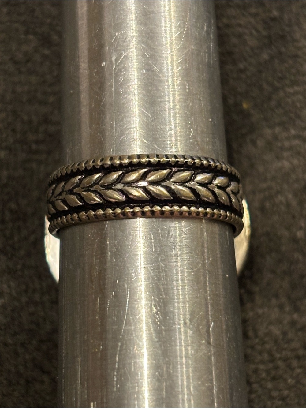 Bold Silver 925 stamped Tiger's Eye Statement Ring - Picture 6 of 9